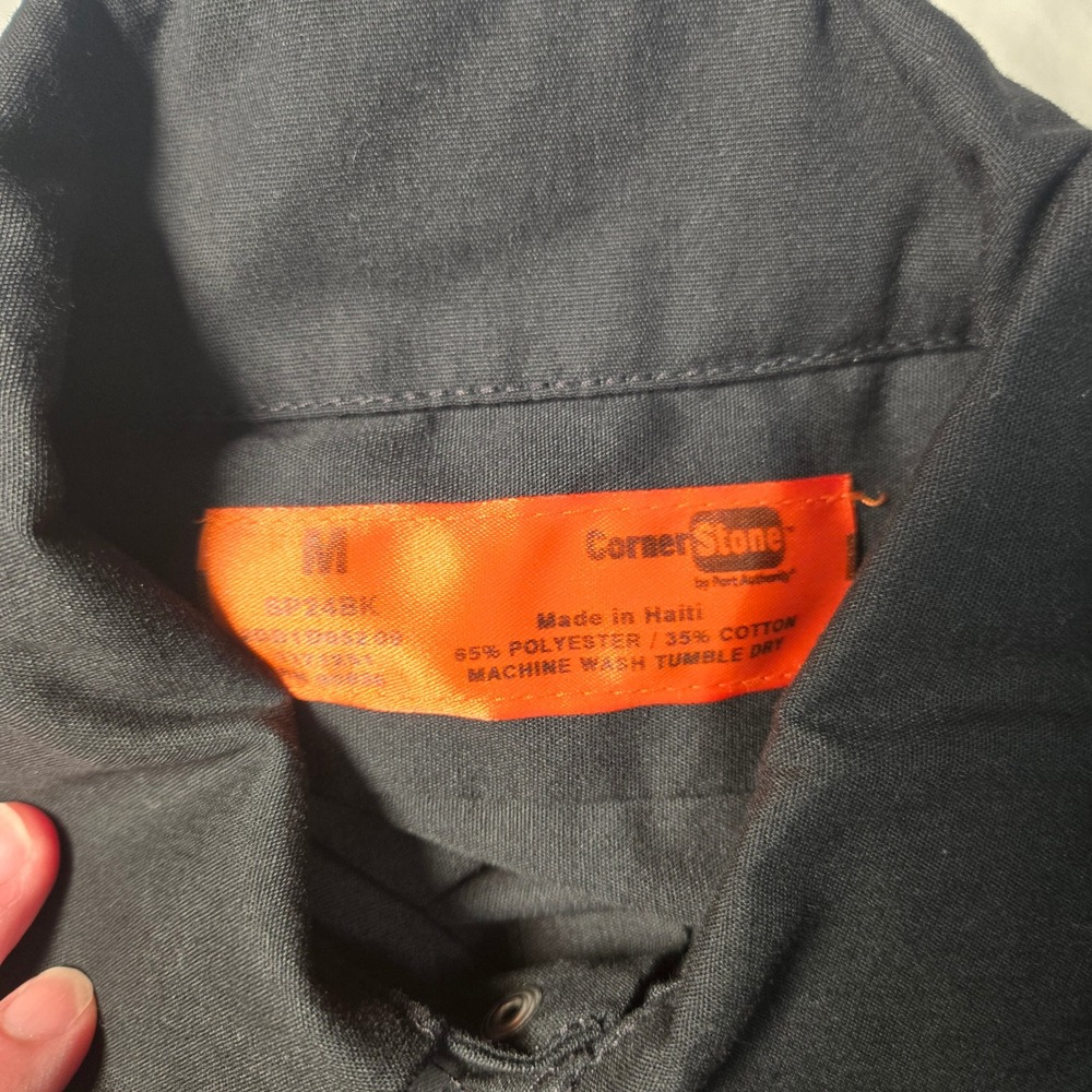 CornerStone F1 2012 US Grand Prix Circuit of the Americas Work Shirt Black M - Picture 3 of 9